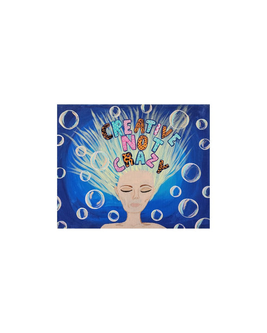 Creative Not Crazy - 16 x 20" Original | Playful Creative Art
