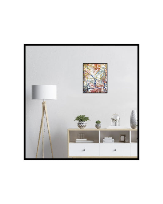 Tattered Transformations – 16x20" Original | Butterfly Resilience Art