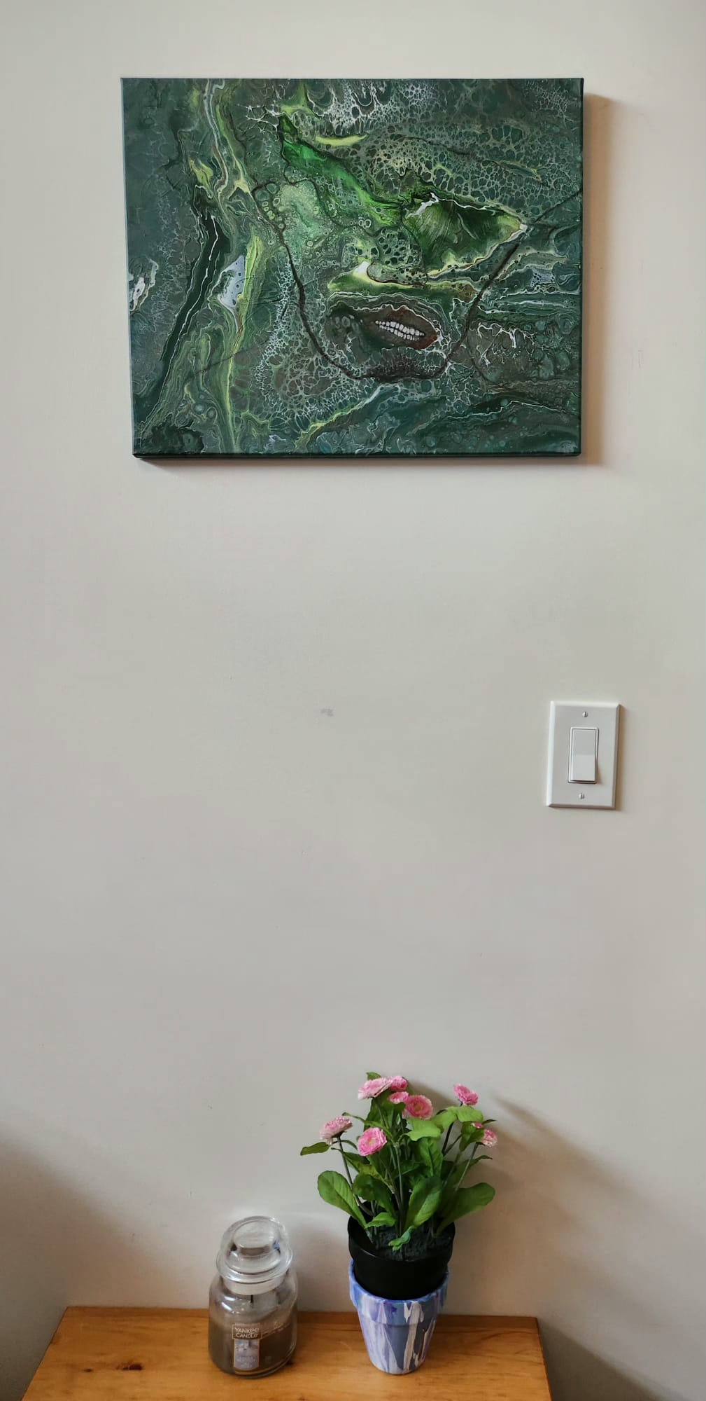 Camo Vibes - 16 x 20" Original | Personal Tribute Fluid Art