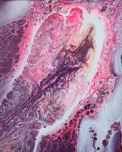 Carried by an Angel - 9 x 7" Original | Angelic Support Art