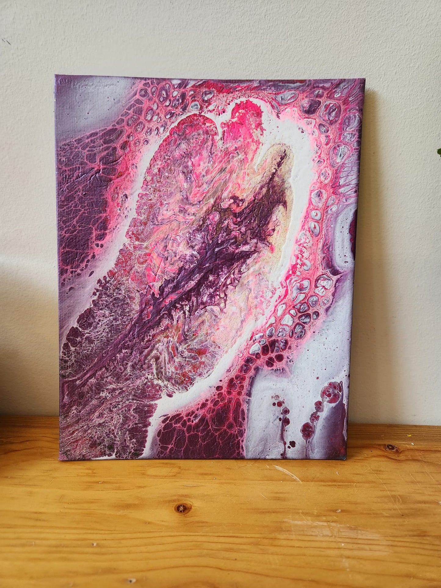 Carried by an Angel - 9 x 7" Original | Angelic Support Art