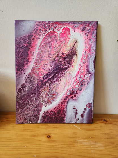 Carried by an Angel - 9 x 7" Original | Angelic Support Art