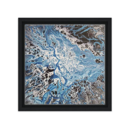 Energetic Splash 8x8" Original Acrylic on Canvas