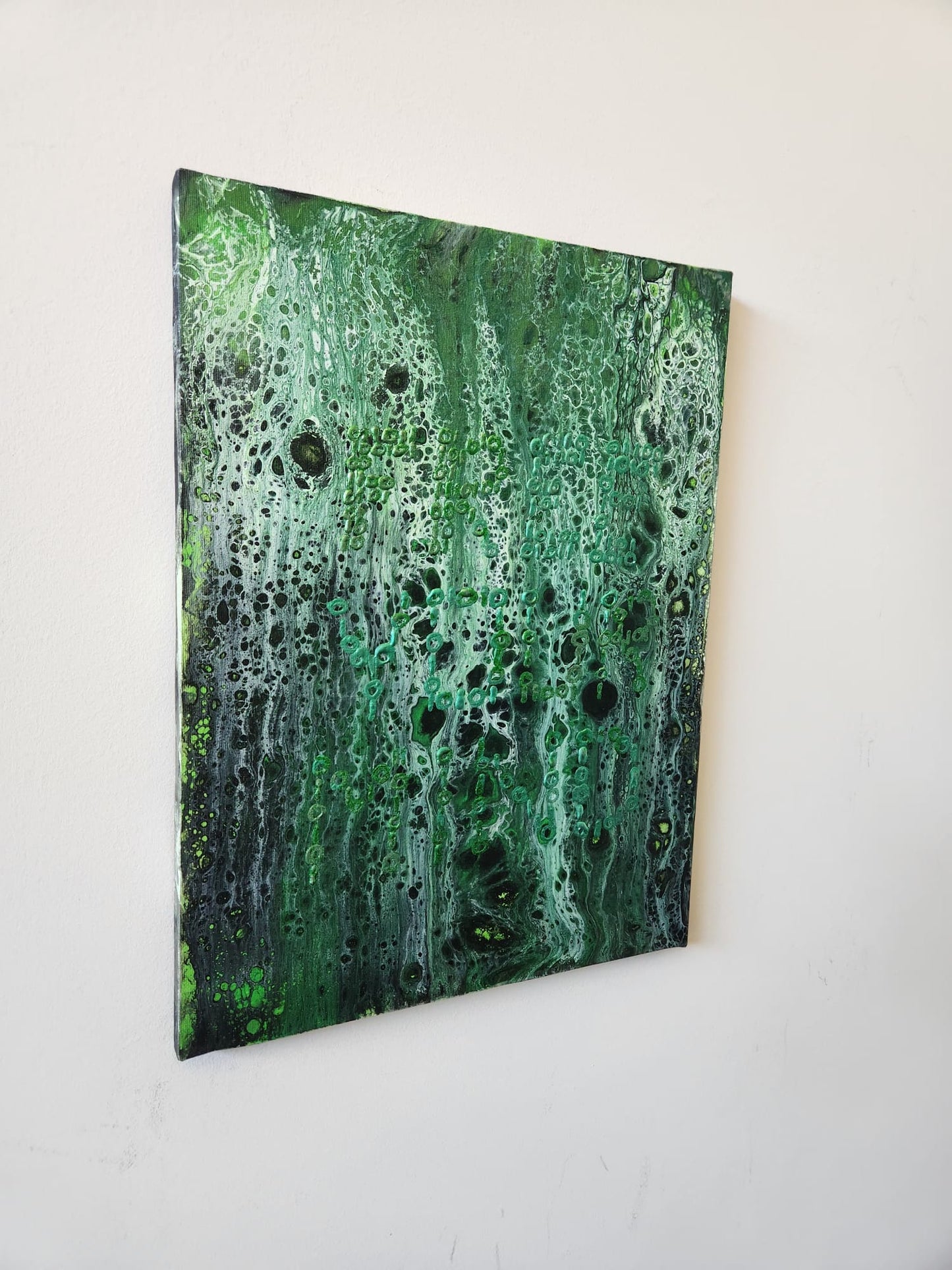 Free Your Mind - 12 x 16" Original | Matrix-Inspired Fluid Art