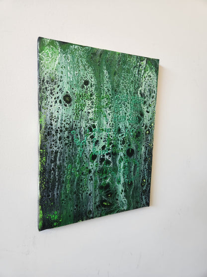 Free Your Mind - 12 x 16" Original | Matrix-Inspired Fluid Art