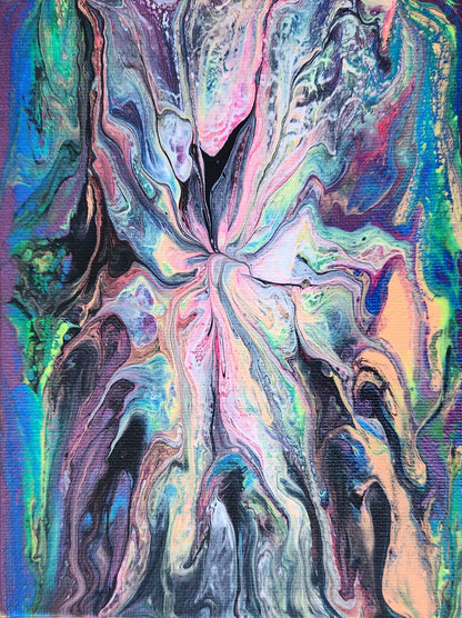Harmony In Chaos - 5 x 7" Original | Dynamic Fluid Art