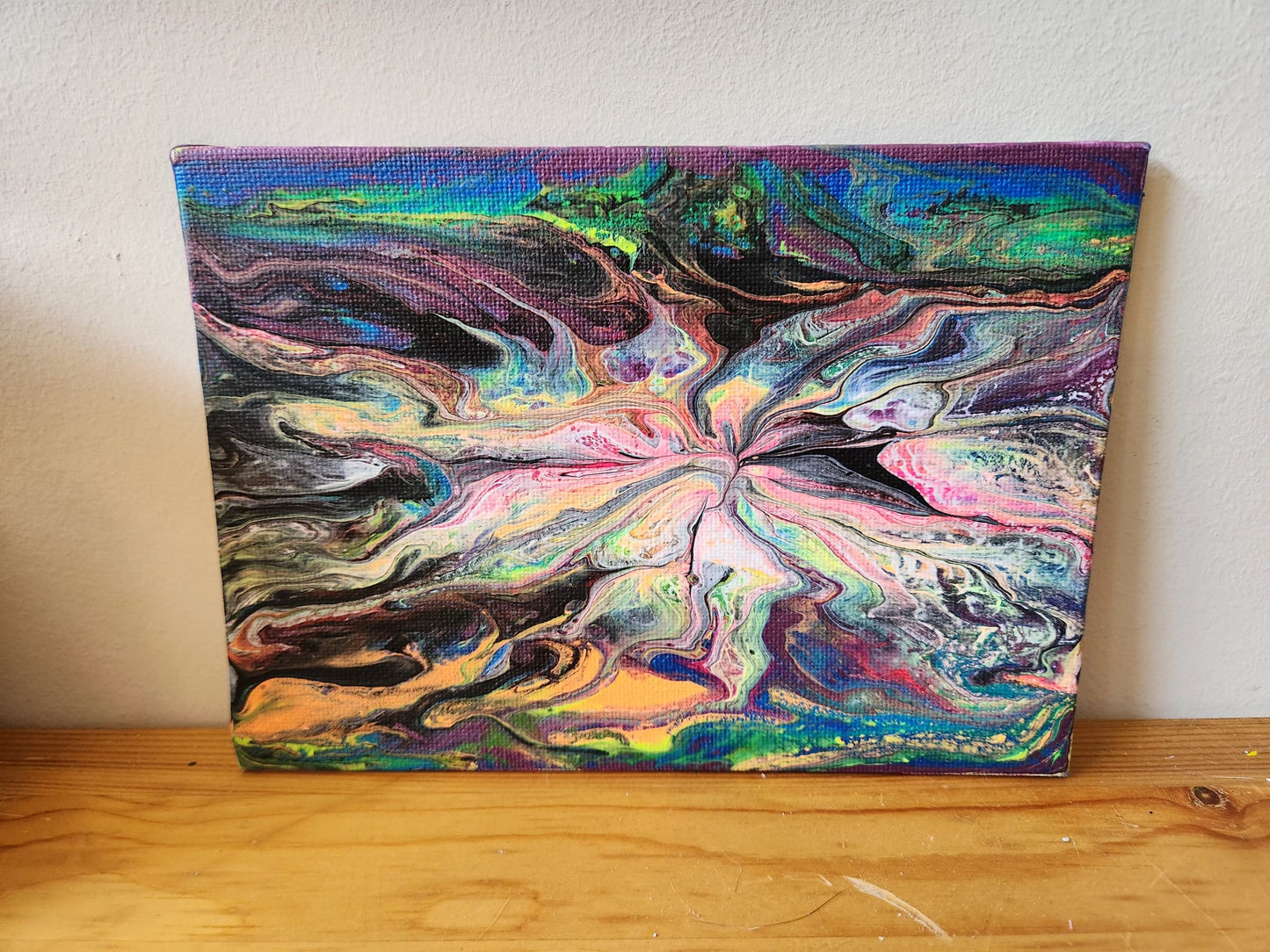 Harmony In Chaos - 5 x 7" Original | Dynamic Fluid Art