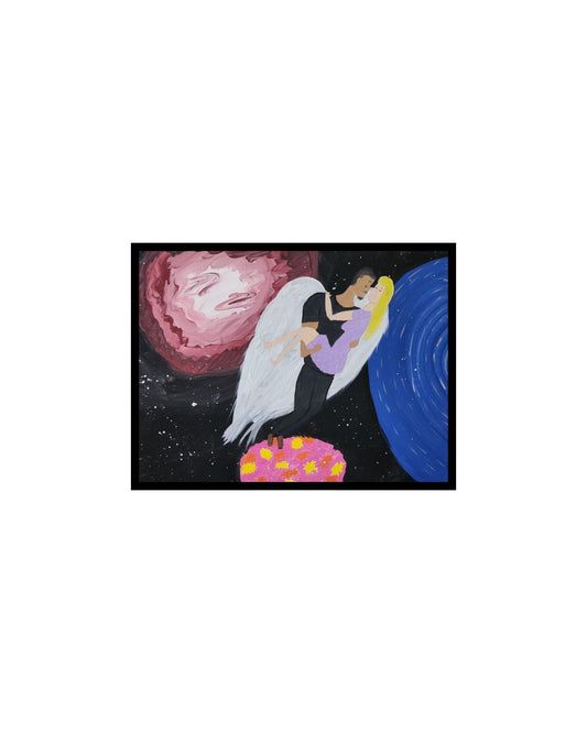 I Got You - 18 x 24" Original | Angelic Protection Healing Art