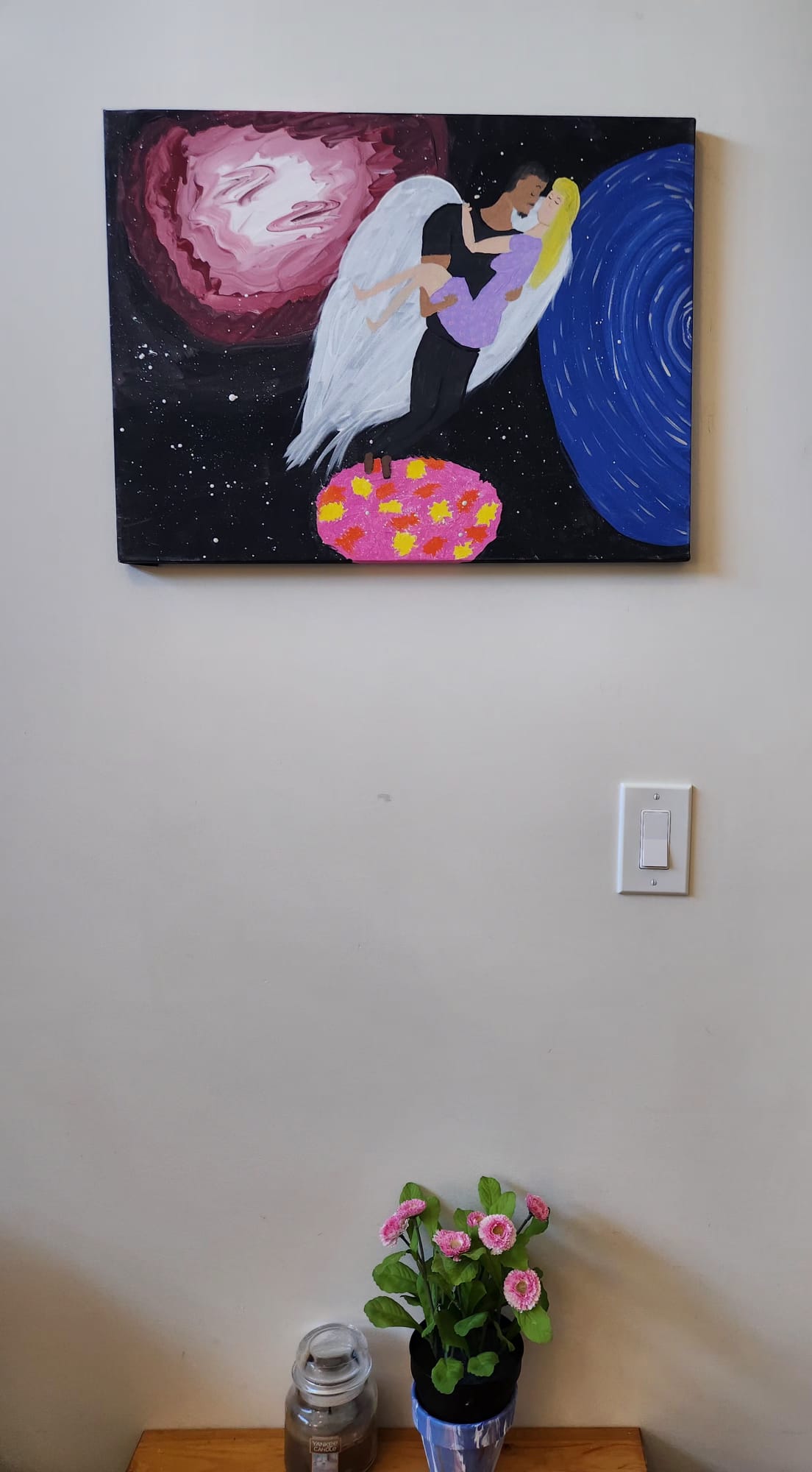I Got You - 18 x 24" Original | Angelic Protection Healing Art