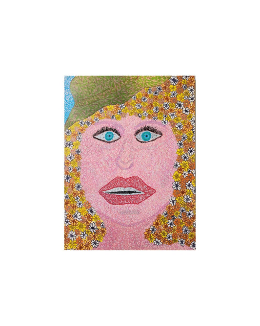 Mother Nature - 18 x 24" Original | Floral Portrait Art
