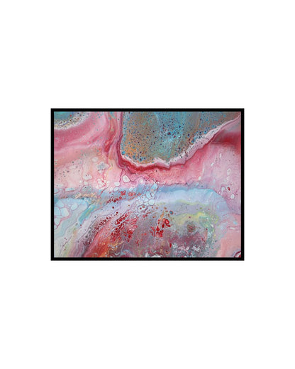 Peaceful Tranquility - 16 x 20" Original | Calming Pink & Blue Abstract Art