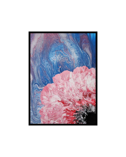 Poppy Perfection - 18 x 24" Original | Vibrant Poppy Fluid Art