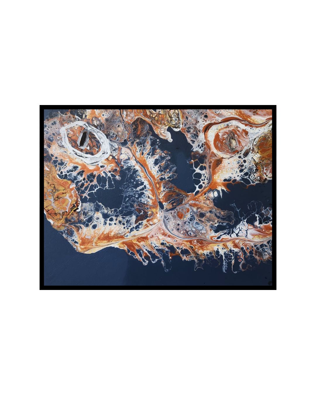 Spirit of the Calico - 16 x 20" Original | Calico Cat Fluid Art