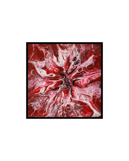 Spirit of the North - 8 x 8" Original | Bold Canadian Floral Art