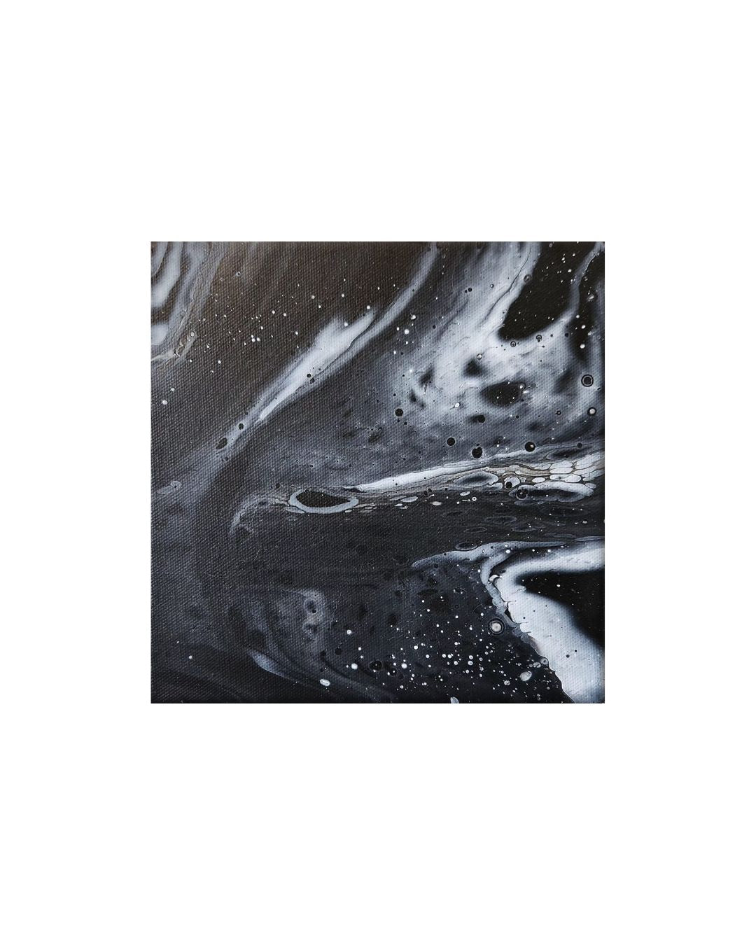 Unexplored Galaxies - 8 x 8" Original | Cosmic Fluid Art