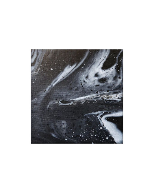 Unexplored Galaxies - 8 x 8" Original | Cosmic Fluid Art