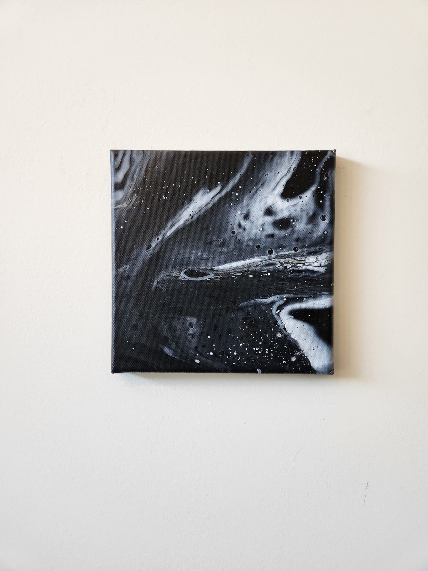 Unexplored Galaxies - 8 x 8" Original | Cosmic Fluid Art