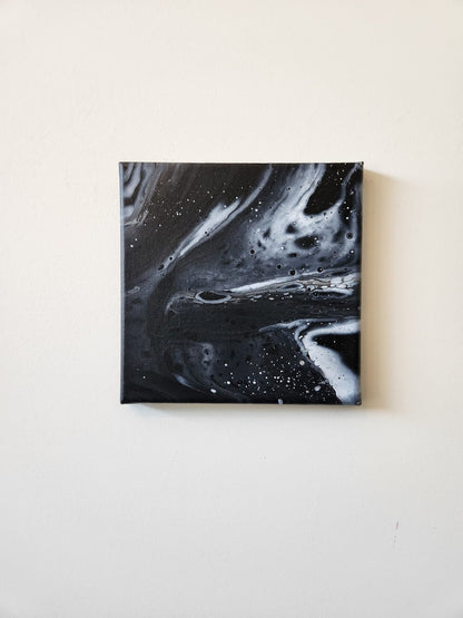 Unexplored Galaxies - 8 x 8" Original | Cosmic Fluid Art