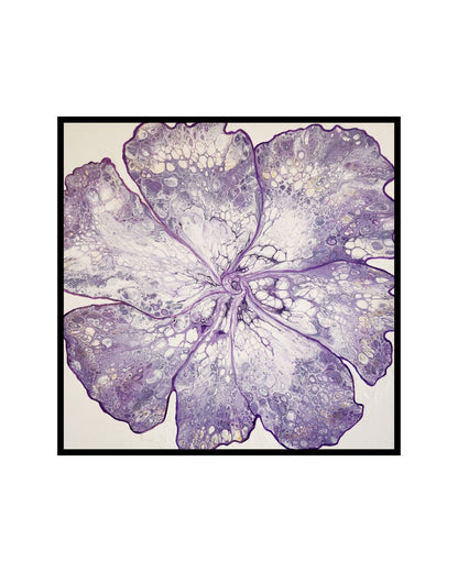 When Courage Blossoms – 20x20" | Purple Heart Flower
