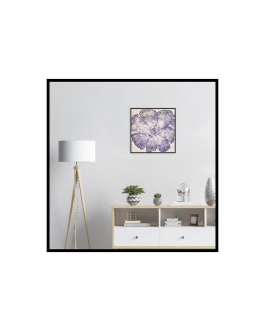 When Courage Blossoms – 20x20" | Purple Heart Flower