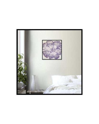 When Courage Blossoms – 20x20" | Purple Heart Flower