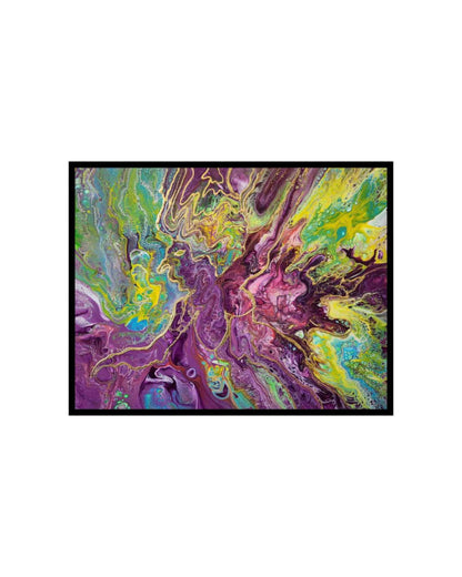 Dancing with the Divine - 16 x 20" Original | Vibrant Woman Fluid Art